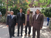 نائب رئيس جامعة بنها للدراسات العليا والبحوث يتفقد سير الامتحانات بكلية الحقوق